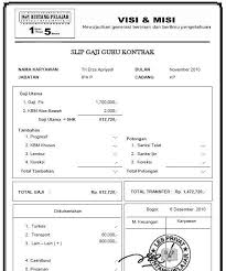 Contoh Slip Gaji Malaysia Excel Rasmi G