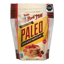 Just use bob's red mill 1:1 gluten free all purpose flour in place of regular flour. Amazon Com Bob S Red Mill Paleo Pancake Waffle Mix 13 Oz Grocery Gourmet Food