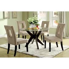 Seats up to 4 people, ideal for any dining area, such as a kitchen, dining room, dinette, or small apartment. 42 Round Glass Top Dining Table Sets Glass Dining Room Table Glass Top Dining Table Glass Dining Table Set