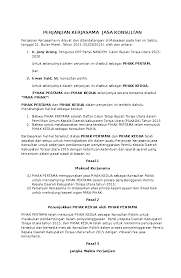 Biaya tersebut meliputi perincian jasa sebagai berikut : Doc Perjanjian Kerjasama Jasa Konsultan Politik Ichzand Unscreamz Academia Edu