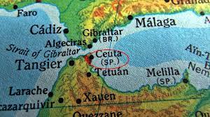 The spanish gained control over them in the 15th and 17th centuries after a series of struggles with other competing countries, namely portugal. Map Showing Ceuta Melilla Gibraltar Ceuta An Autonomous State Is Under Spain Geographically Ceuta Is Situated In North Melilla Ceuta Spain And Portugal