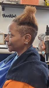 Individual Braids Pin Up Style Shaved Sides