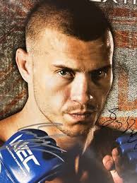 WEC 43 Benson Henderson Vs Donald Cowboy Cerrone Signed Event Poster SBC  UFC