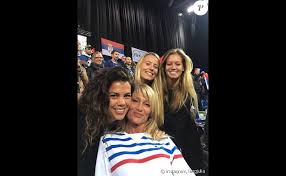 Showing editorial results for pierre hugues herbert. Julia Lang Compagne De Pierre Hugues Herbert Soutient L Equipe De France De Coupe Davis Contre La Russie Instagram Le 16 Septembre 2017 Purepeople