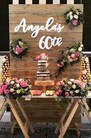 Beautiful 60th Birthday Party Rustic Birthday Parties 60th Birthday Party Rustic Birthday