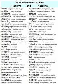 Positive And Negative Adjectives 3 English Writing Skills English Vocabulary Words English Words