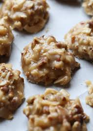 No Bake Coconut Praline Cookies In 2020 Baking Recipes Cookies Coconut Recipes Coconut Cookies Recipes
