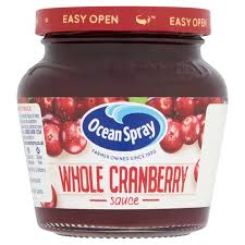 Ocean Spray Whole Berry Cranberry Sauce 250g Tesco Groceries