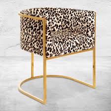 Zebra print dining room chairs. Lisbon Mod Leopard Print Dining Chair Modshop