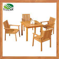 Moso ® offers co 2 neutral, durable bamboo products for every type of furniture. China Bamboo Table And Chair Bamboo Furniture Set China Furniture Dining Furniture