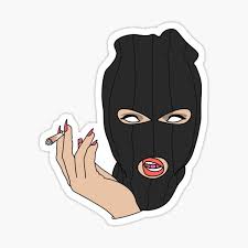 If you are using mobile phone, you could also use menu drawer from browser. The Ski Mask Way Sticker By Brev87 Redbubble