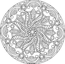 Le cahier de coloriage mandala. Coloriage Adulte Mandala A Imprimer Sur Coloriages Info