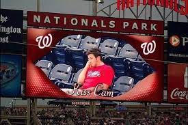 | image tagged in gifs,mascots,benny the. Whoever Operated This Kiss Cam Is A Jerk Forever Alone Know Your Meme