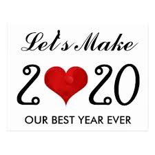 Happy New Year 2020 Motivational Quote Heart Holiday Postcard Zazzle Com Quotes About New Year New Years Eve Quotes Happy New Year Quotes