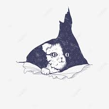 Tattoos are popular among men and accustomed to the society for a long time. Cat Black And White Illustration Style Tattoo Pattern Cat Tattoo Black And White Png Transparent Clipart Image And Psd File For Free Download