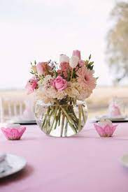 Pretty In Pink Baby Shower Party Ideas Photo 42 Of 72 Baby Shower Flowers Pink Baby Shower Girl Baby Shower Decorations