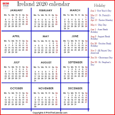 The term refers to all public holidays in the united kingdom be they set out in statute, declared by royal proclamation or held by convention under common law. Bank Holidays 2020 Ireland