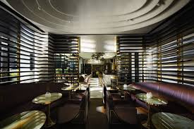 Vogue Lounge Interior Designed By David Collins Studio C Vogue Lounge Lounge Interiors Cafe Bar Design Ceiling Design