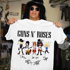 Guns n' roses official store. Official Guns N Roses Signature Shirt Hoodie Tank Top And Sweater
