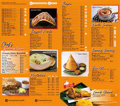 Restaurant Menu
