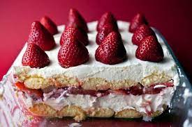 Creamy Strawberry Moscato Torte Recipe Strawberry Recipes Desserts Torte Recipe