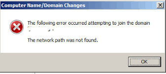 A Windows 7 Pc Cannot Join Domain The Network Path Was Not Found Raytechnote Com