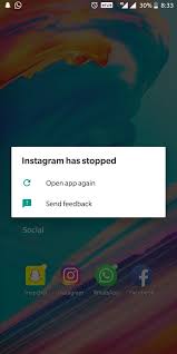There are many cases when people cannot open they. Closed Instagram Is Not Opening Oneplus Community