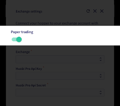 Although if you want to reset it, you can at any time. Paper Trading Cryptohopper