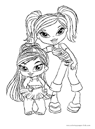 Bratz Color Page Cartoon Characters Coloring Pages Color Plate Coloring Sheet Printable Colorin Coloring Pages Cartoon Coloring Pages Coloring Pages To Print
