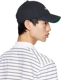 Nike Black Heritage86 Cap In Black/Anthracite/Sai