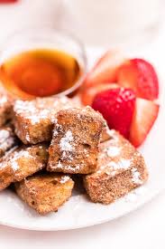 · whisk together sugar and cinnamon. Air Fryer French Toast Bites Amanda S Cookin Breakfast