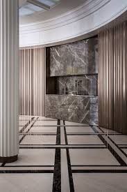 Idee De Parement Mural En Bois Lobby Design Luxury Hotel Design Hotel Interior Design