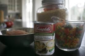 Add the soup and milk and stir until smooth. Campbell S 20 Minute Chicken And Rice Dinner Life In Pleasantville