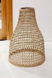 Round Seagrass Pendant Light Handicraft Handmade Shop Etsy Trong 2020