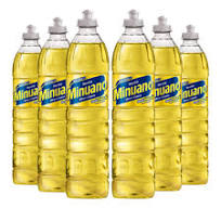 Kit 6 Detergente Lava Louças Minuano Neutro 500ml