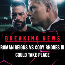 Roman Reigns Vs Cody Rhodes part 3 is Officially Loading ☝🏼☝🏼 🖼️by  Sbakedesigns