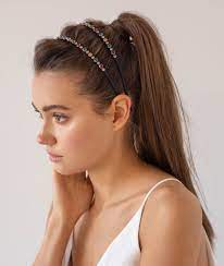 With Headbands It S The More The Merrier Sohostyle Headbands Hairextensions Ponytail Haircombs Luxury Hair Luxury Hair Extensions Goddess Hairstyles