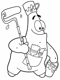 Desenhos do Patrick para colorir