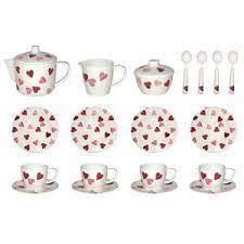 Hearts 21piece Melamine Set Emma Bridgewater Childrens Tea Sets Emma Bridgewater Hearts
