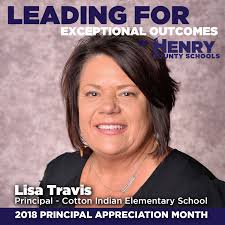 Our 13th Principal Profile for National Principals Month...Lisa Travis,  Cotton Indian Elementary #ThankAPrincipal