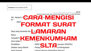 Lowongan cpns tahun 2017 khusus instansi kemenkumham memiliki kota yang paling banyak khususnya untuk penjaga lapas atau. Contoh Surat Lamaran Cpns Kemenkumham Slta Youtube