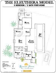 In addition to a master bedroom it also features two guest bedrooms which are smaller than the master bedroom. Reunion Pointe Features Four Rver Designed Floor Plans That Seamlessly Combine The Freedom Of Motorcoach Living With Th Rv Port Garage House Plans Rv Port Home