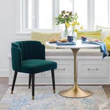 Green Velvet Channel Back Isadora Dining Chair Set Of 2 V2 In 2020 Velvet Dining Chairs Dining Chairs Green Dining Chairs