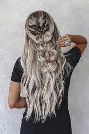 45 Perfect Half Up Half Down Wedding Hairstyles Braids For Long Hair Hair Styles Long Hair Styles