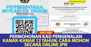 Ni untuk renew kad pengenalan untuk yang berumur atas 18 la ye. Permohonan Kad Pengenalan Kanak Kanak 12 Tahun Cara Mohon Secara Online Jpn