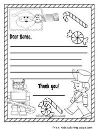 Printable Christmas Wish List To Santa Claus For Kids For Kids Santa Coloring Pages Christmas Lettering Christmas Coloring Pages
