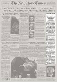 Start studying planned parenthood v. The Supreme Court High Court 5 4 Affirms Right To Abortion But Allows Most Of Pennsylvania S Limits The New York Times