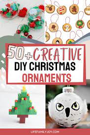 Make a snowman christmas ornament from a recycled wine cork and christmas craft instructions from craft elf. 50 Ideas For Homemade Christmas Ornaments Life Family Joy