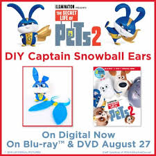 * * * * captain snowball in his suit of superhero with the letter s, a coloring page of the new movie the secret life of pets 2 coloring page. How To Make A Bunny Ears Headband The Secret Life Of Pets 2