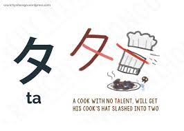 Japanese Katakana Ta Learn Japanese Words Japanese Words Japanese Language Learning